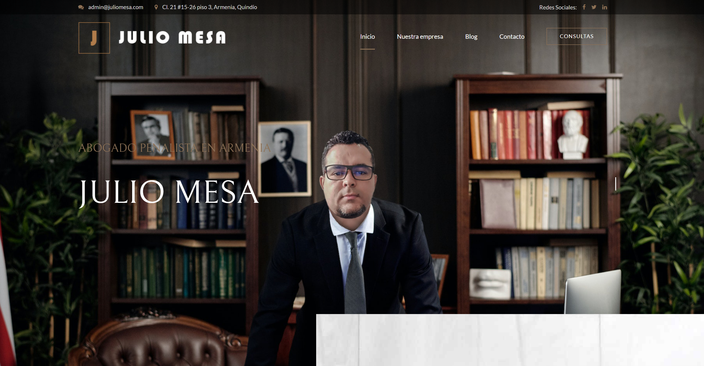 Diseño web Juliomesa Colombia